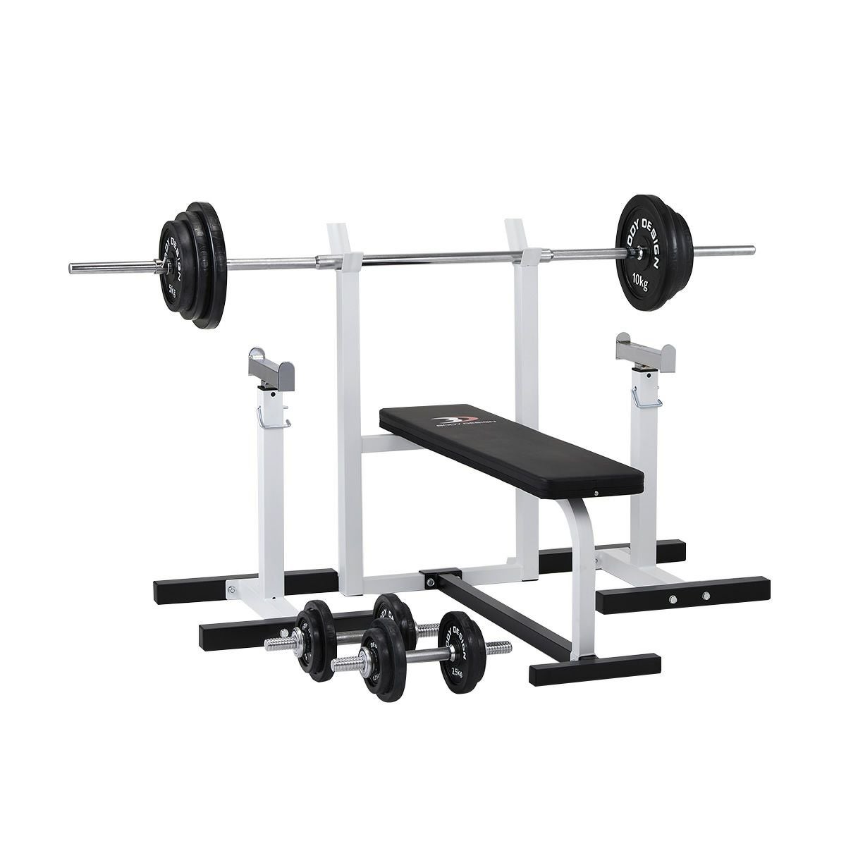 セーフティパックⅠ/ ラバーバーベルセット70kg / シャフト180cm