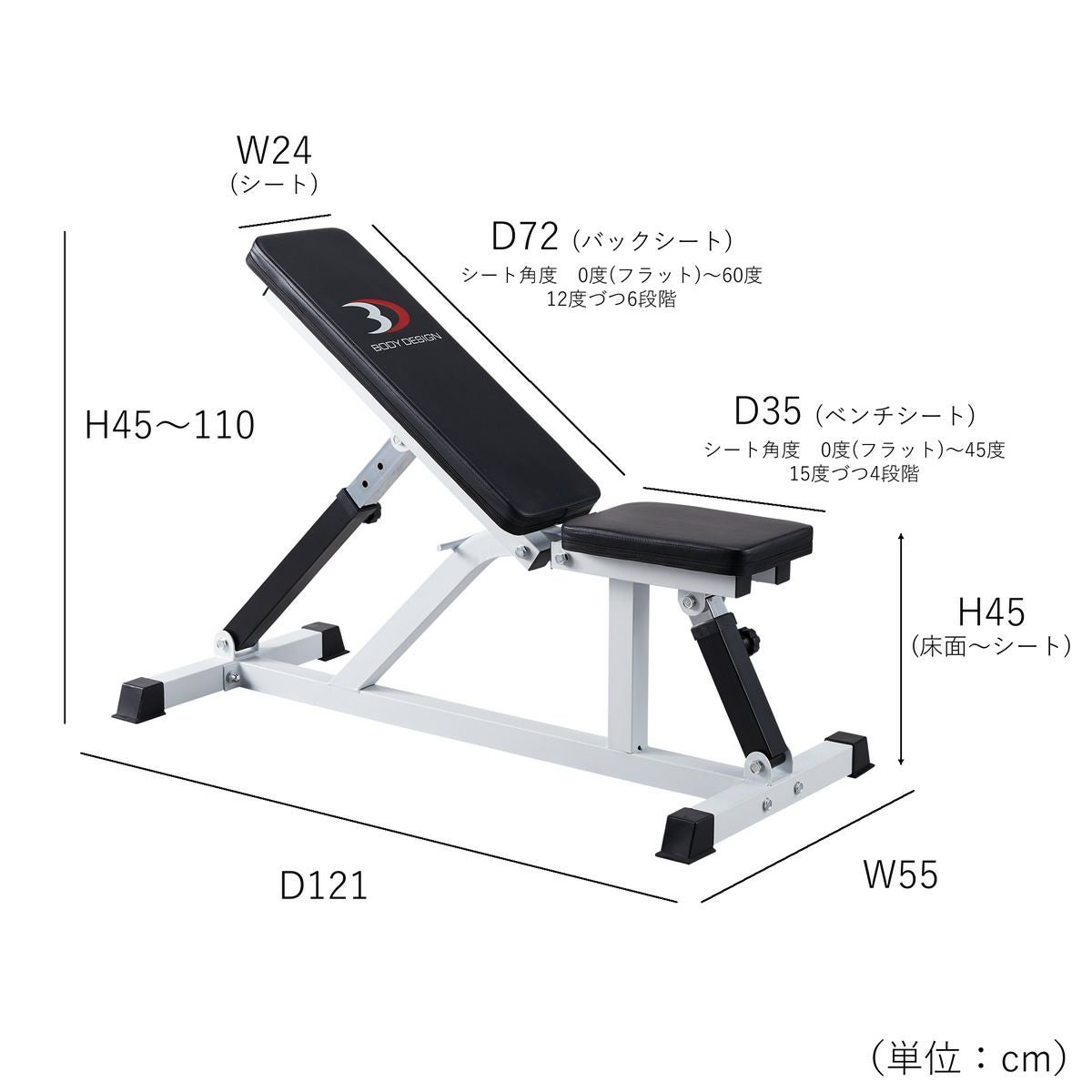レッドトライパックⅡ / ラバーダンベルセット20kg | ボディデザイン