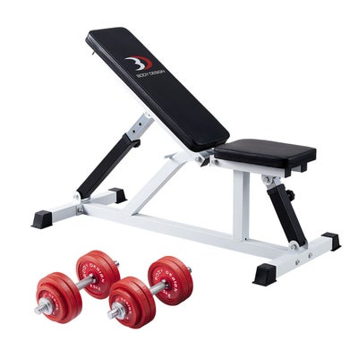 レッドトライパックⅡ / ラバーダンベルセット30kg