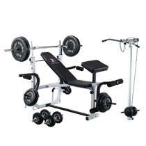 ホームビルダーパックⅡ/ラット付：ラバーバーベル140kg