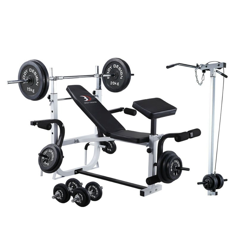 ホームビルダーパックⅡ/ラット付：ラバーバーベル140kg