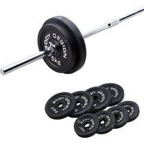 ラバーバーベルセット 50kg / シャフト200cm